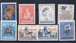 EDY1007 - YUGOSLAVIA , Alcuni Valori In Serie Con Gomma Integra ***  MNH - Unused Stamps
