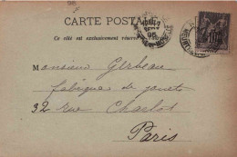Carte Postale Précurseur 1895 - Nancy - Fabrique De Jouets  HOUARD - Colis Postal Gare - De Nancy à Paris - Speelgoed & Spelen