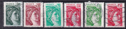 France 1964 + 1965 + 1967 + 1972 à 1974 ° - Gebraucht