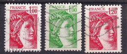 France 1972 à 1974 ° - Gebruikt