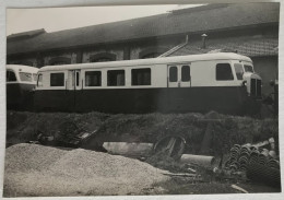 Photo Ancienne - Snapshot - Train - Autorail Automotrice BILLARD - CARHAIX - Ferroviaire - Chemin De Fer - RB Bretagne - Trains