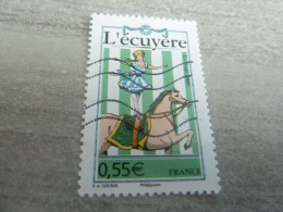 Le Cirque - L'écuyère - 0.55 € - Yt 4217 - Multicolore - Oblitéré - Année 2008 - - Gebruikt