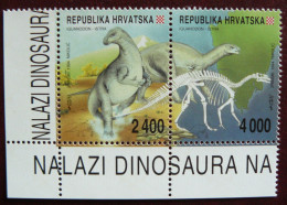 Croatie YT N° 224/225 Neufs ** (MNH) - Dinosaures - Kroatien