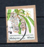 MALAISIE - MALAYSIA - FLEURS - FLOWERS - RHYNCHOSTYLIS - 2018 - Used / Unstucked - Oblitéré - Used - 60 - - Malesia (1964-...)