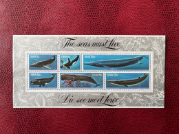 SWA 1980 SUD OUEST AFRICAIN Bloc 6v Neuf MNH ** Mi 466 471 YT 423 428 Dolphin Golfinho Delfin Delfino SOUTH WEST AFRICA - Ballenas