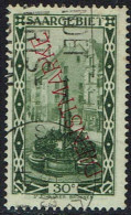 Saargebiet 1927, Dienstmarke, MiNr 16, Gestempelt - Usati