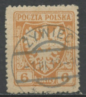 Pologne - Poland - Polen 1919 Y&T N°139 - Michel N°57 (o) - 6h Aigle National - Usados