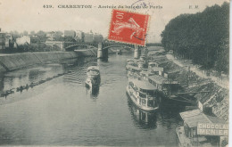 Delcampe - CPA Charenton Arrivée Du Bateau De Paris - Charenton Le Pont