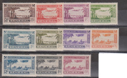 Sénégal N° PA 1 à PA 11 Avec Charnières - Poste Aérienne