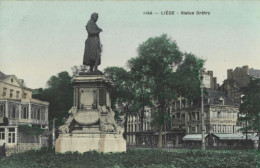 LIEGE : Statue Grétry. Carte Glacée. Carte Impeccable. - Lüttich
