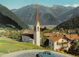 FINKENBERG. Im Zillertal. Straßenkehre Mit Blauen Oldtimer, Um 1960 - Zillertal