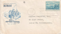 USA, Jul 24 1951, Detroit 250th Bitthday Festival - 1951-1960
