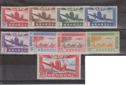 Sénégal N° PA 22 à PA 30 Avec Charnières - Airmail