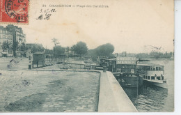 Delcampe - CPA Charenton  Plage Des Carrières - Charenton Le Pont