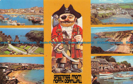 R071588 Greetings From North Cornwall. Multi View. Photo Precision - Monde