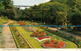 R071610 Italian Gardens. Saltburn. Bamforth. Color Gloss. 1971 - Monde