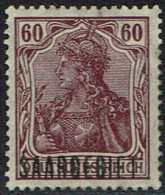 Saargebiet 1920, MiNr 39, * Ungebraucht - Unused Stamps