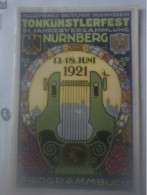 Musik - Allgemeiner Deutscher Musikverein Tonkünstlerfest 51 Jahresversammlung 13 18 Juni 1921 In Nürnberg Programmbuch - Autres & Non Classés