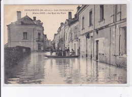INGRANDES: Les Inondations, Mars 1906, La Rue Du Port - Très Bon état - Sonstige & Ohne Zuordnung