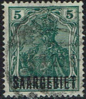 Saargebiet 1920, MiNr 32, Gestempelt - Nuevos