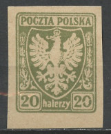 Pologne - Poland - Polen 1919 Y&T N°142 - Michel N°60 *** - 20h Aigle National - Unused Stamps