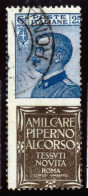 P3107 B - ITALIA REGNO , PUBBLICITARI , SASS. NR. 6, PIPERNO CENT 25, LEGGERMENTE USATO - Used