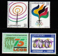 Luxemburg 1996 Anniversaries Y.T. 1342/1345 ** - Ungebraucht