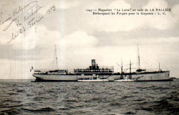 La Pallice (17) : Paquebot La Loire Embarquant Les Forçats Pour La Guyane - La Rochelle