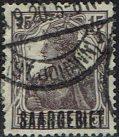 Saargebiet 1920, MiNr 34, Gestempelt - Neufs