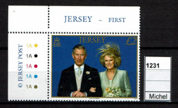 Jersey - 2006 - MNH - 1st Anniversary Of Prince Charles And Camilla Parker-Bowles - Jersey