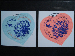 2097 Et 2098 Coeur St Louis De 2022 Oblitérés Avec Cachet Rond - Used Stamps