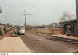 Photo Originale Tramway Tram N°30 TWS De SAINT ETIENNE La Richardière Le 9 Avril 1992 Cliché BAZIN - Treni