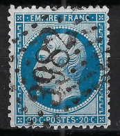 FRANCE Classique, B Obl. GC Des Villes Sur TP Isolés: GC 3982 (TOULOUSE,1) Sur Y&T 22 - 1862 Napoléon III.
