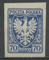 Pologne - Poland - Polen 1919 Y&T N°145 - Michel N°63 *** - 70h Aigle National - Unused Stamps