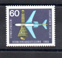 ALLEMAGNE - GERMANY - 1965 - INTERNATIONAL TRANSPORTATION EXHIBITION - EXPOSITION INTERNATIONALE DES TRANSPORTS - 60 - - Unused Stamps