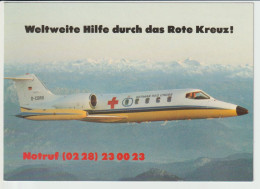 Pc Deutsche German Red Cross Lear Jet 35 Aircraft - 1919-1938: Between Wars
