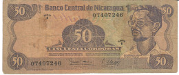 NICARAGUA P136  50 CORDOBAS 1979   FINE - Nicaragua