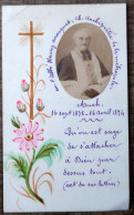 Image Pieuse Fais à La Main Avec Photo Collée - 1894 - Devotieprenten