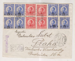 YUGOSLAVIA ZAGREB 1926 Nice Registered Cover To Czechoslovakia - Briefe U. Dokumente