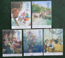 100th Birthday Of Enid Blyton (Mi 1709-1713) 1997 Used Gebruikt Oblitere ENGLAND GRANDE-BRETAGNE GB GREAT BRITAIN - Used Stamps