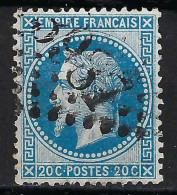 FRANCE Classique, B Obl. GC Des Villes Sur TP Isolés: GC 3987 (TOURCOING,2) Sur Y&T 29B - 1863-1870 Napoleon III Gelauwerd