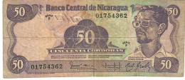 NICARAGUA P140  50 CORDOBAS 1984   FINE - Nicaragua