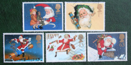 Natale Weihnachten Xmas Noel Kerst (Mi 1714-1718) 1997 Used Gebruikt Oblitere ENGLAND GRANDE-BRETAGNE GB GREAT BRITAIN - Usati