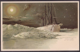 CPA Polaire Polar Pole Expédition Non Circulé Litho Nansen Par Goldfeld 1898 - Altri & Non Classificati