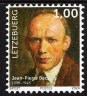 Luxembourg - 2024 - Jean-Pierre Beckius, Luxembourg Painter - Mint Stamp - Ungebraucht