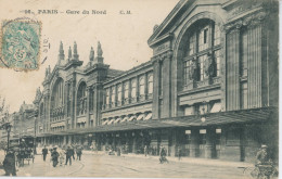 CPA Paris Gare Du Nord - Metro, Stations