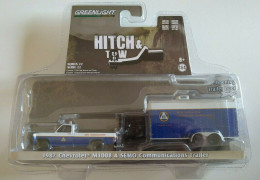 Greenlight Hitch & Tow 1987 Chevrolet M1008 & Semo Communications Trailer (C4) - Other & Unclassified