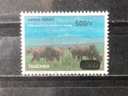 Tanzania - Animals, Wildebeest And Zebra's (500) 2010 - Tansania (1964-...)