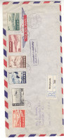 Islande - Lettre Recom De 1947 - Oblit Reykjavik -  Exp Vers Brooklyn - Cachet De New York - Avions - - Cartas & Documentos