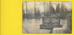 SAINT PIERRE De VAUVRAY Carte Photo Du Pont écroulé 1913 (Lavergne) Eure (27) - Other & Unclassified